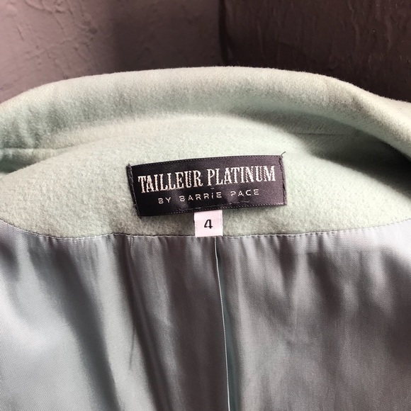 Vintage Mint Wool Blazer - Picture 3 of 4